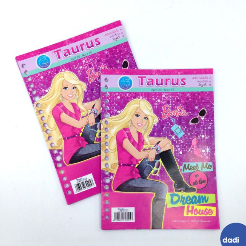 

Dadi - Barbie Taurus Loose Leaf 25s / Kertas Binder / Kertas File