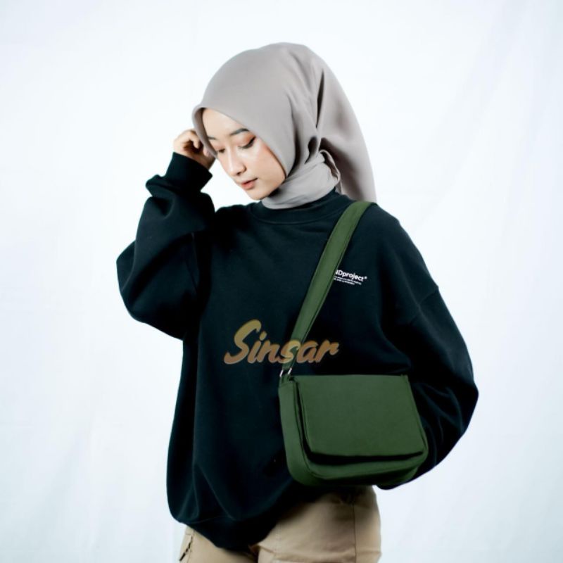 Tas Selempang mini pria wanita Canvas Mini Bag Termurah Pria Wanita UNISEX