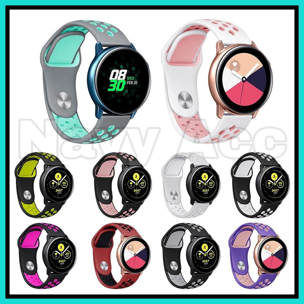 Strap Rubber Galaxy Watch Active SR01 - Strap Silicon Galaxy Active