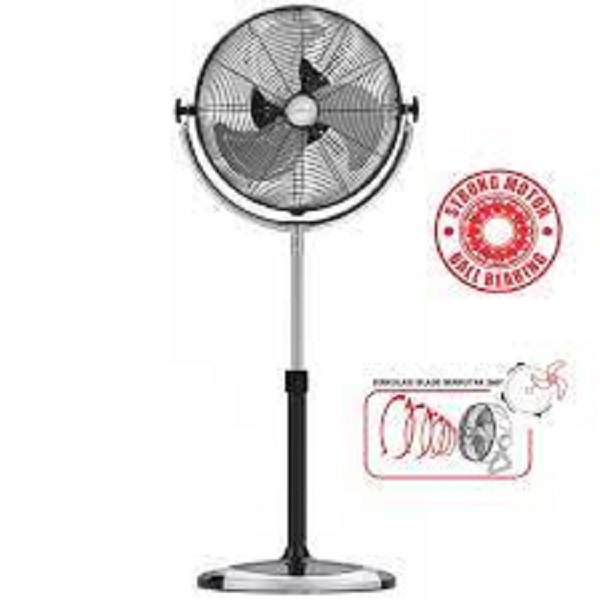 Maspion Kipas Angin Berdiri 16" Besi Stand Fan Industri PW-1603S 1603S