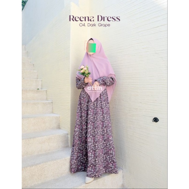 Gamis Katun Jepang Reena Dress By Attin