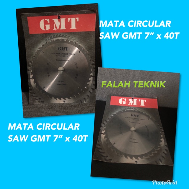 GMT Mata Potong Gergaji Circel Circular saw Blade 7 inch Mata 40T