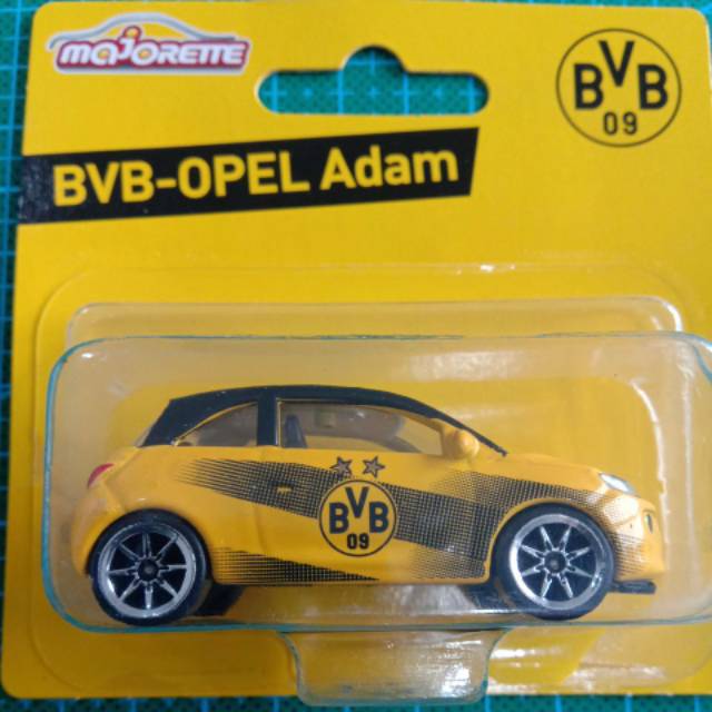 Mobil Opel Adam BVB 09 Borrusia Dortmund Football Club Special Edition Majorette Diecast Collectible