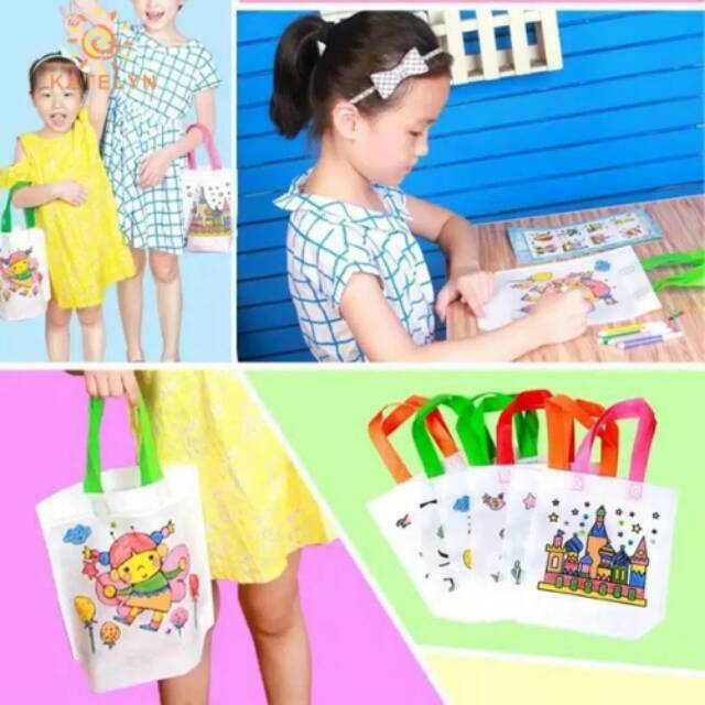 Creative ArtCraft Montessori BAG EDUKASI Melukis Tas