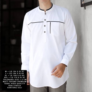 Baju Koko Pria GHAZI Kerah Shanghai Baju Muslim Baju Koko Pria GHAZI Kerah Shanghai Baju Muslim