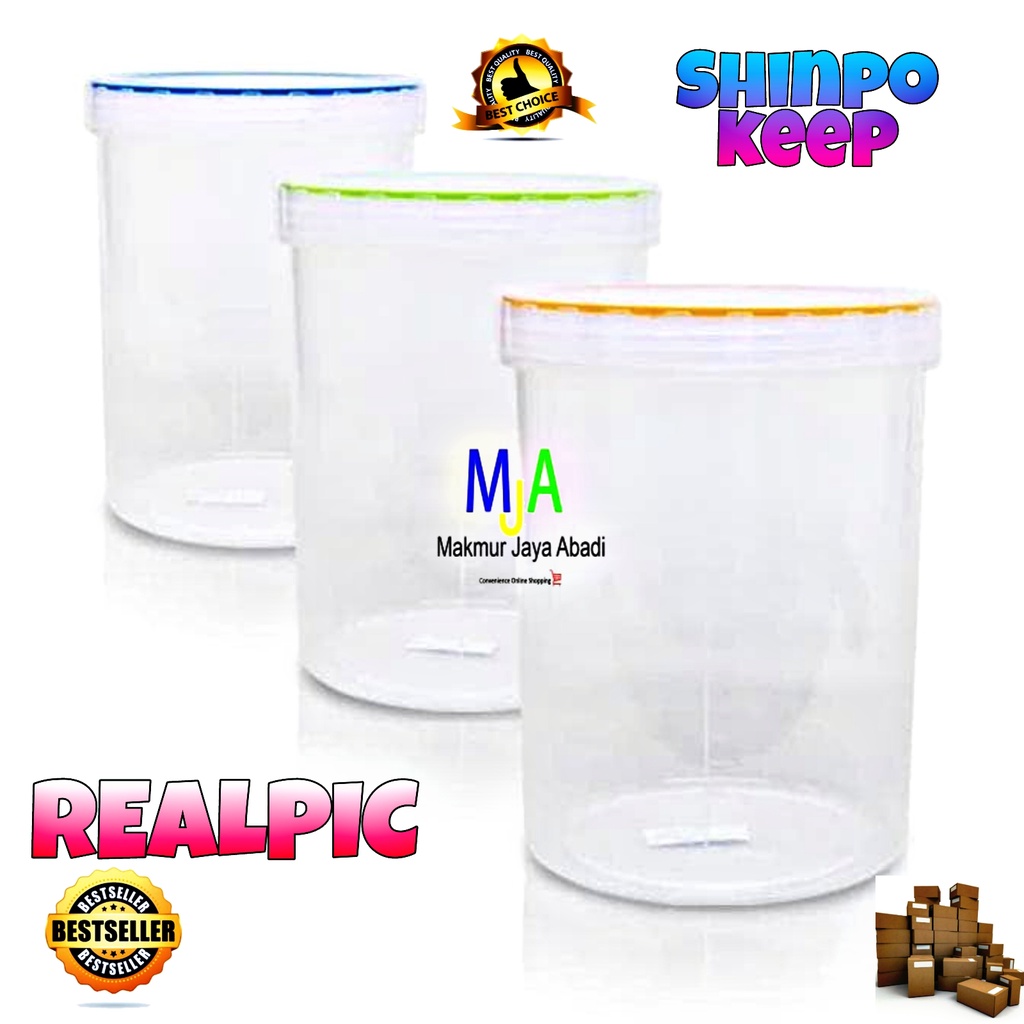 ( BISA COD ) PROMO Shinpo SIP-352 Keep Series / Toples Plastik Polos / Tempat Cemilan / Food Storage / Wadah Makanan