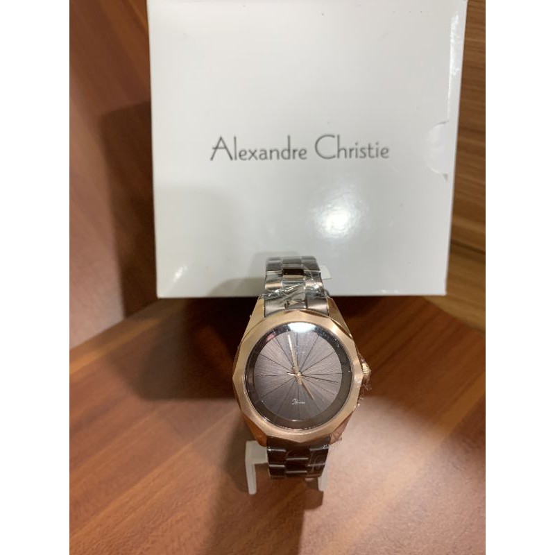 FOTO ASLI JAM TANGAN ALEXANDER CHRISTIE WANITA ORIGINAL AC2860 LHBROBO