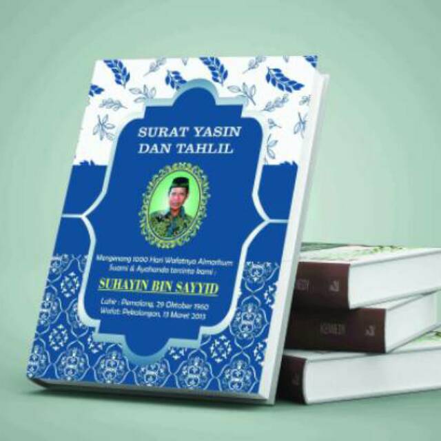 Buku Yasin Dan Tahlil Blue Foto