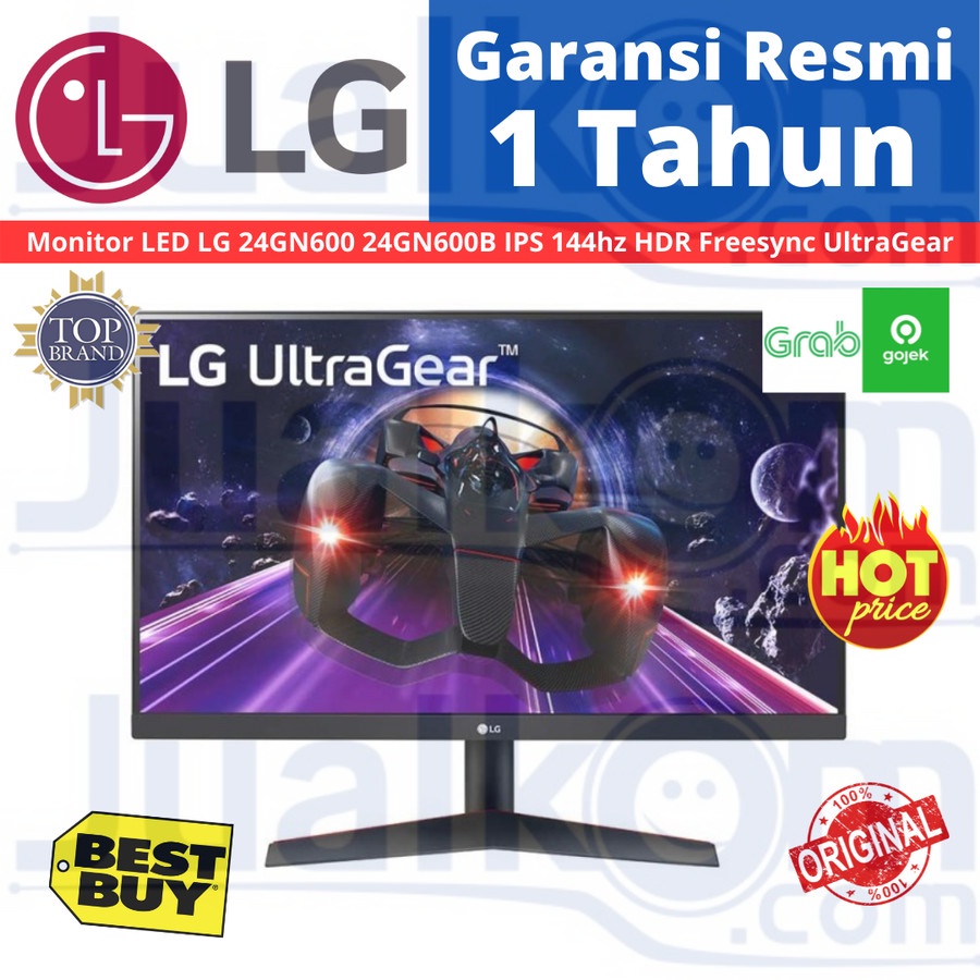 Jual Monitor Led Lg Gn Gn B Fhd Ips Hz Hdr Freesync Hdmi Shopee Indonesia