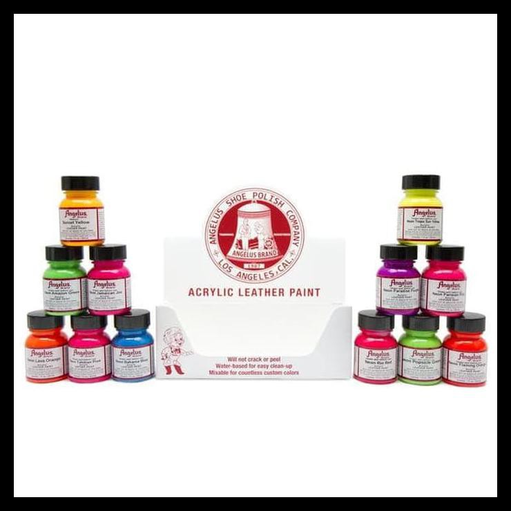 

TERBARU ANGELUS ACRYLIC LEATHER NEON PAINT 1OZ/30ML PERALATAN MELUKIS MURAH