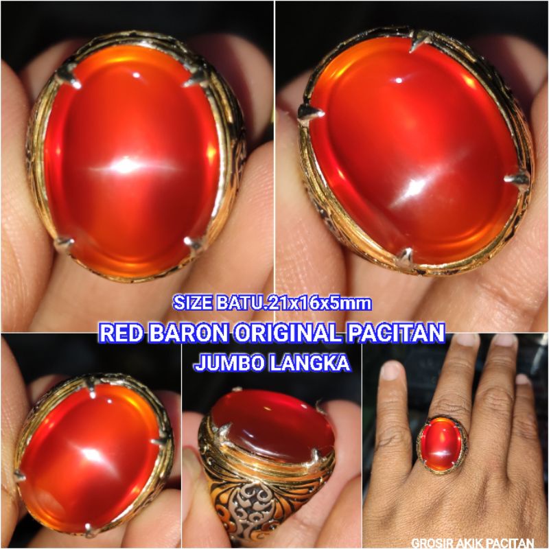 STOK LANGKA RED BARON ORIGINAL PACITAN JUMBO MERONA CLEAN