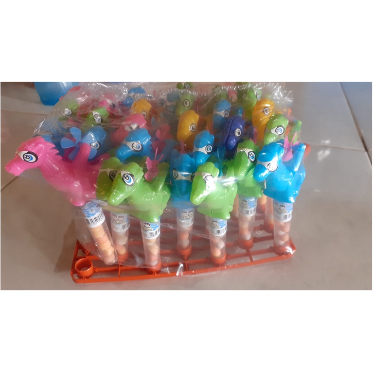 Boncha Permen Mainan Peluit Binatang Hey-Kiddo | Toys Candy Whistle Animal 1 Pack 30 pcs