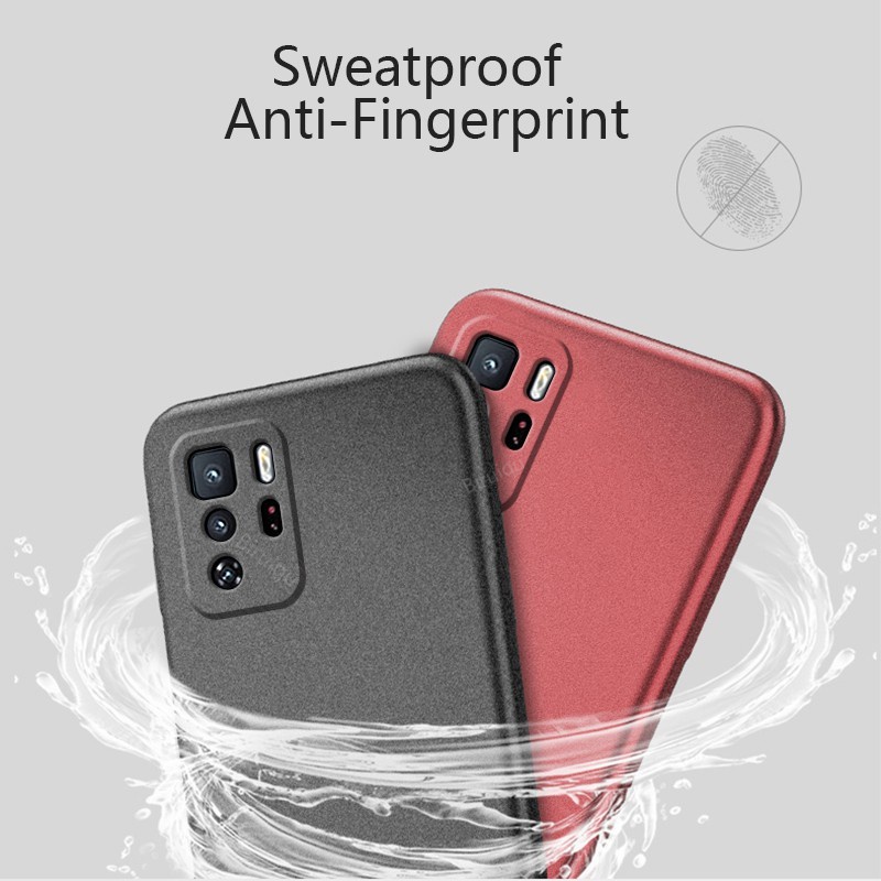 Soft Case Poco X3 GT, Poco F3 GT, Redmi 10, Mi Mix 4 Slim Matte Silicone Sandstone