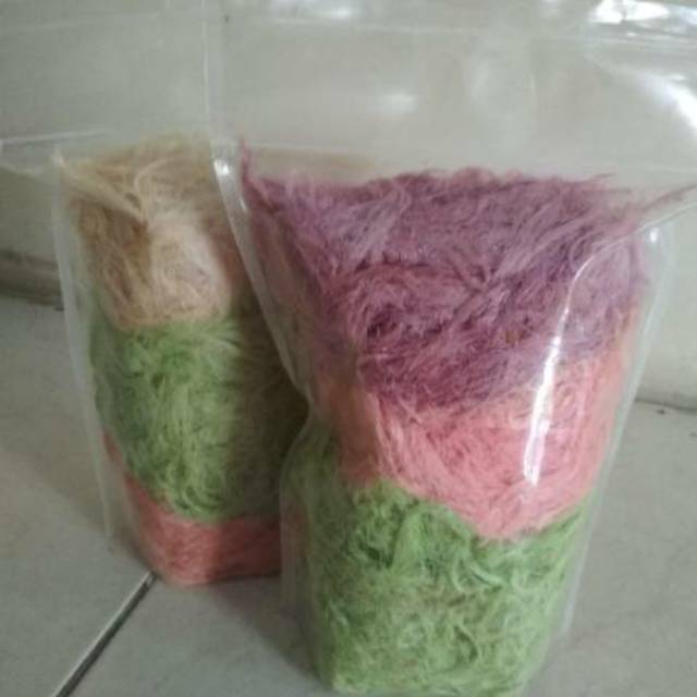 

Arumanis / rambut nenek / arum manis kemasan 250 g pouch