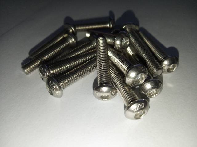 Button L M6 X 30 (3cm)stainless 304