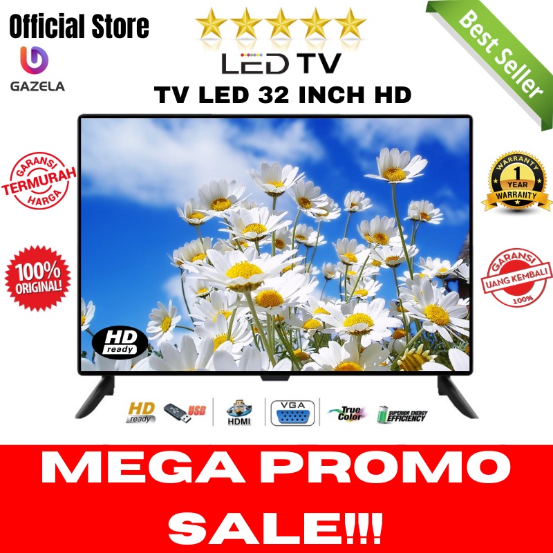 Gazela TV 32 inch HD Ready LED Televisi (TJGZ-32INFL)