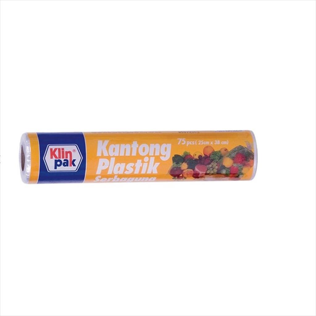 Klinpak Kantong Plastik Serbaguna 25CM x 38CM - 25 CM x 38 CM Isi 75 PCS