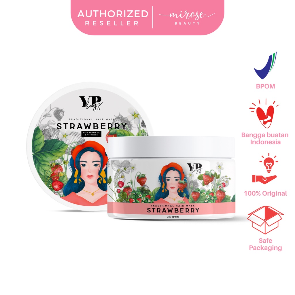 YPLOGY Traditional Hair mask Dengan Argan Oil &amp; Vitamin E