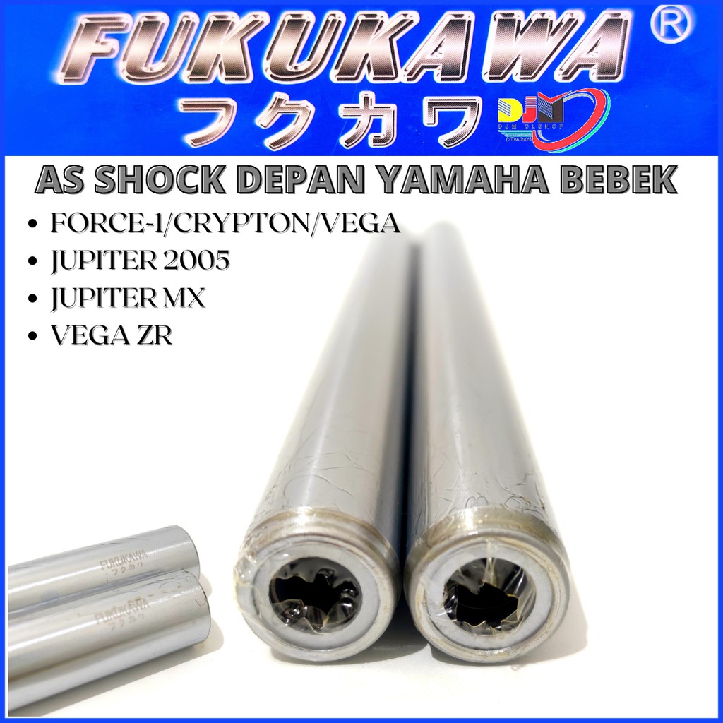 As Shock Depan Fukukawa Yamaha Bebek Force-1, Jupiter, Jup- MX, Vega R New, Vega ZR 2pc