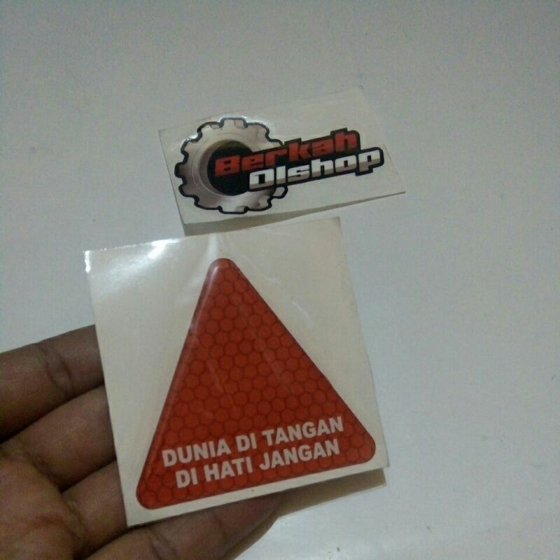 Stiker timbul stiker mata kucing motor stiker dakwah motor