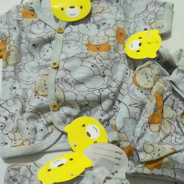 Setelan Abby bear &amp; Papanda  newborn /baju bayi