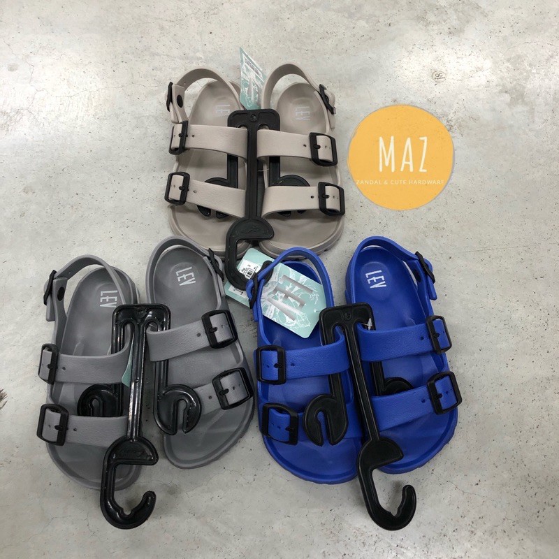 Sandal LEV Slip On Selop Gesper Classic Klasik Anak Laki-laki Cowok CH730032LK