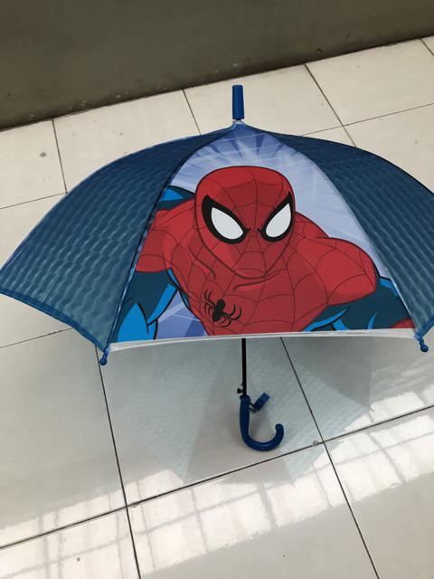 Payung Karakter Anak + Peluit 4 Sisi Kaca Umberella / Payung Anak