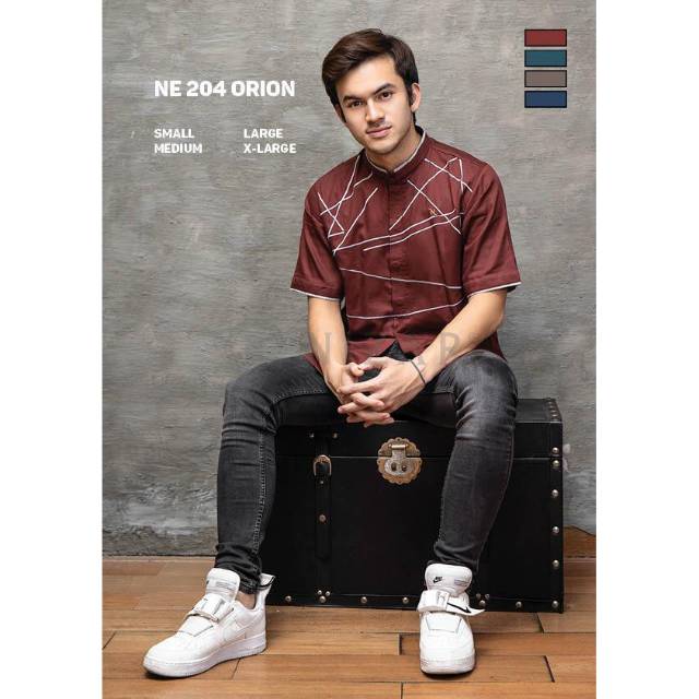 Baju Koko Nizar bordir