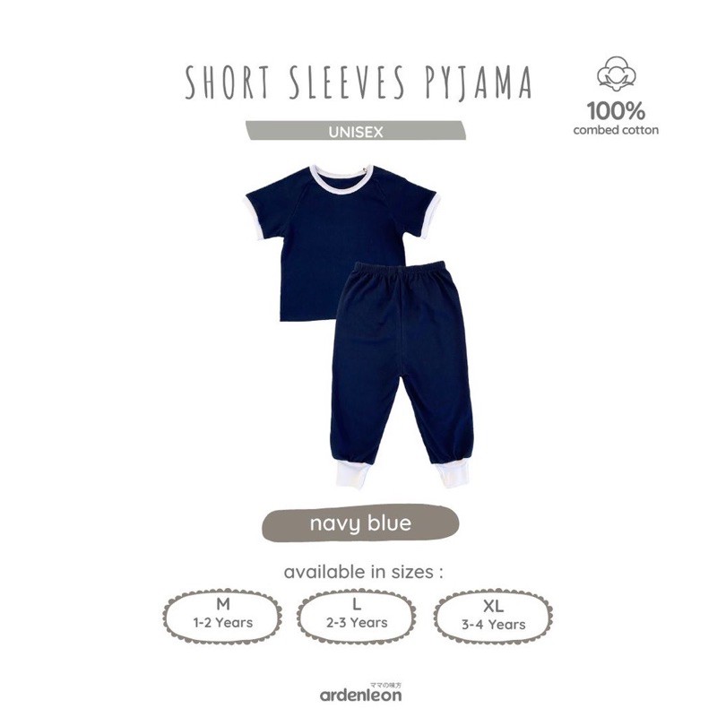 arden&amp;leon short sleeve pyjamas set