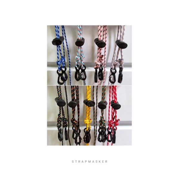 STRAP/KALUNG/KONEKTOR MASKER TALI PRUSIK