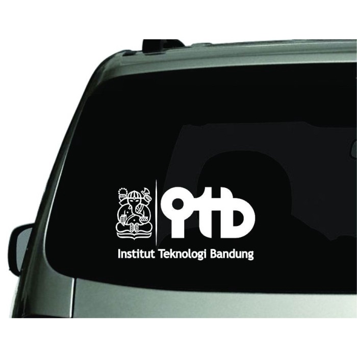 PS✨ Stiker Cutting Sticker Kaca Mobil - ITB Institut Teknologi Bandung