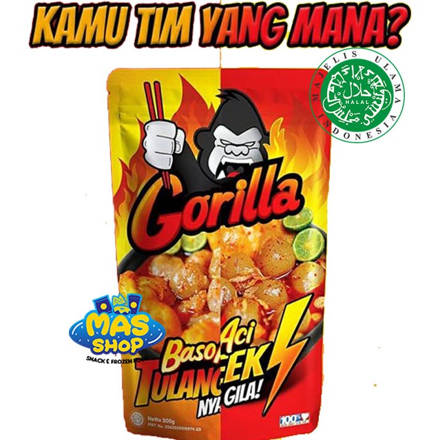 Baso Aci Gorilla / Boci gorilla gledek pedas gila boci tulang rangu bapper mantap jiwa 69 samiraos  bapper