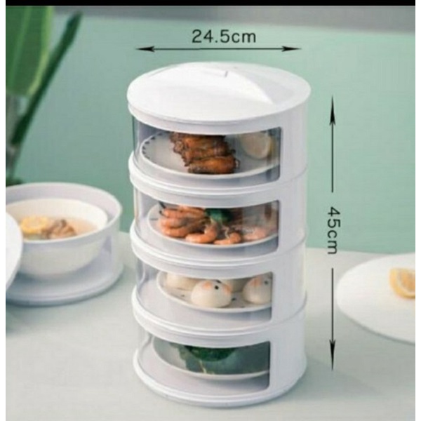 Modern Food Storage / Tudung Saji 4 Susun / Penutup Makanan