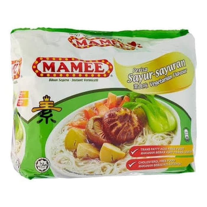 

Mamee Mie Vegatarian Instant Noodle / Instant Bihun Vegan Rasa Sayur
