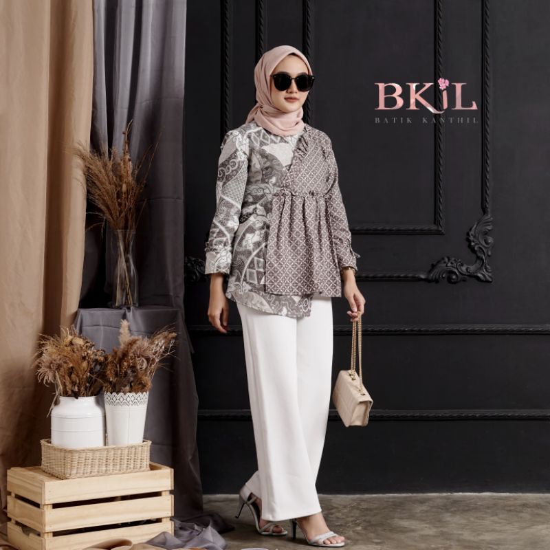 KANTHIL Blouse Batik Sekar Vira QUEENBUTIK