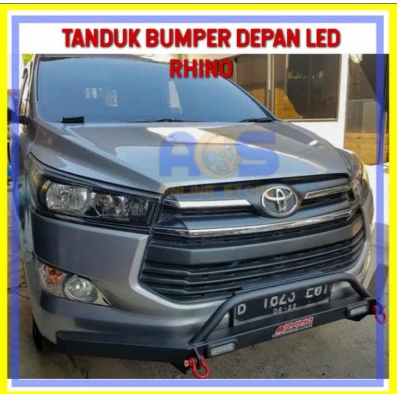 TANDUK BUMPER DEPAN LED RHINO ALL NEW INNOVA REBORN