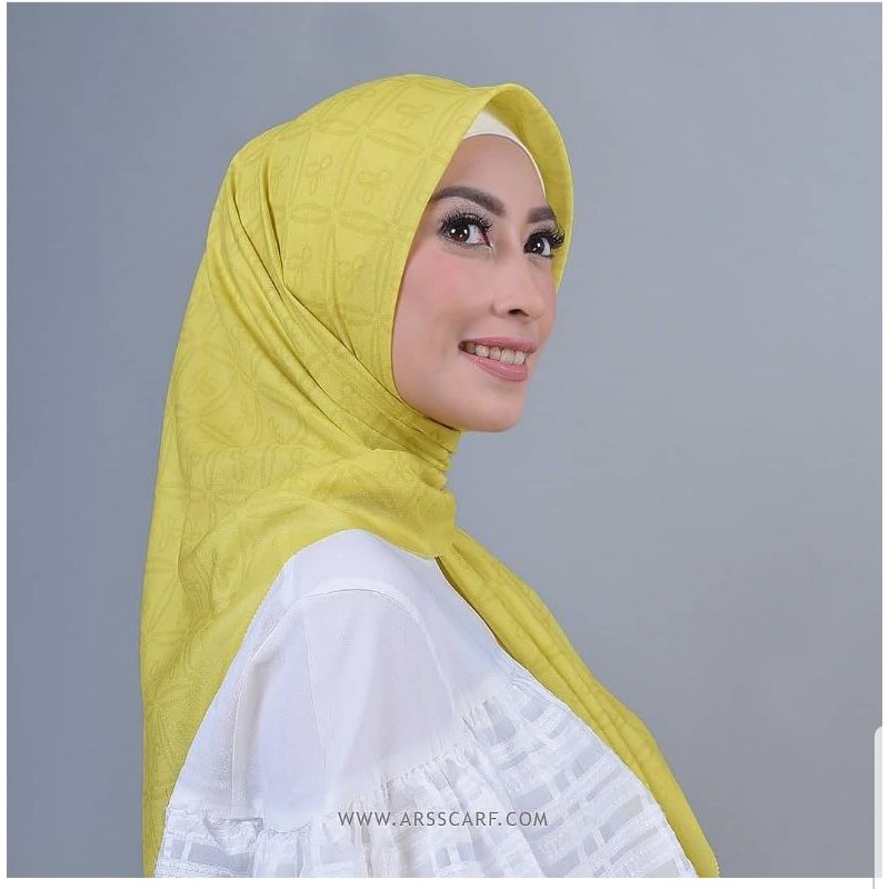 Arsscarf monogram yellow