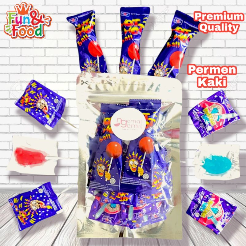 

Permen Lolipop Permen Kaki Hot Pop Hot Hot Ball Pendekar Biru Mixed