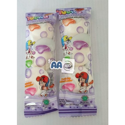 

RK YOUKA MARSHMALLOW ANEKA RASA BENTUK BULAT 3 ISI 20 X 7 GR
