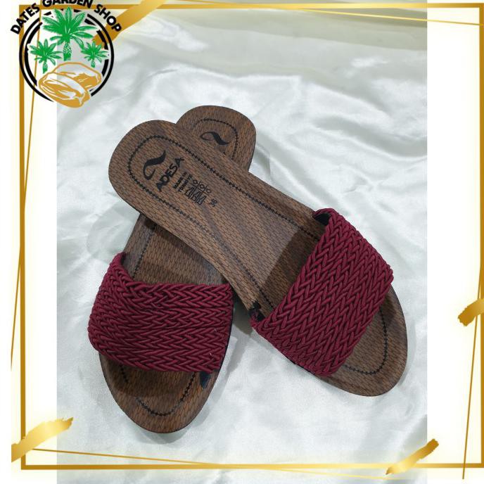 Unik Sandal Wanita Adesa Sandal Turki Sandal Ringan Murah Motif Polos - Merah, 38 Hemat