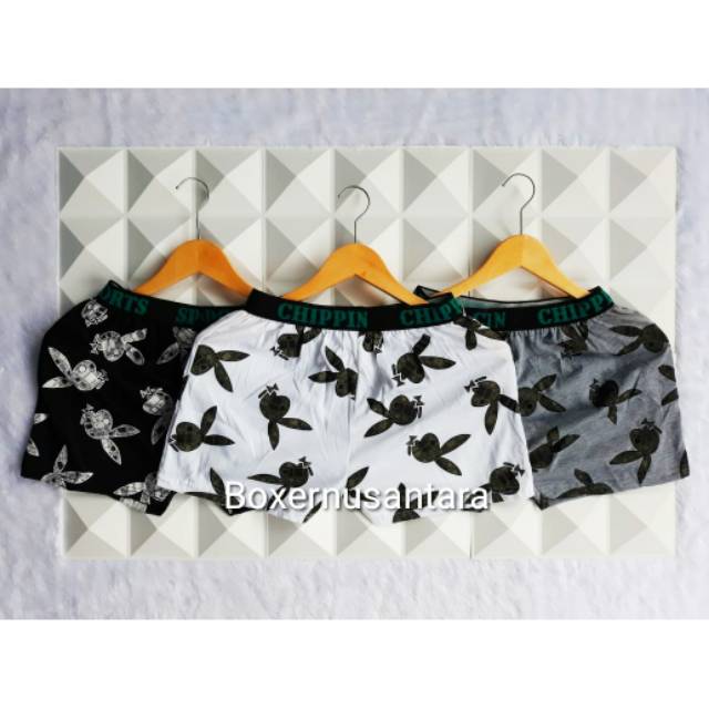 Celana boxer karakter playboy besar dewasa boxer celana kolor dewasa