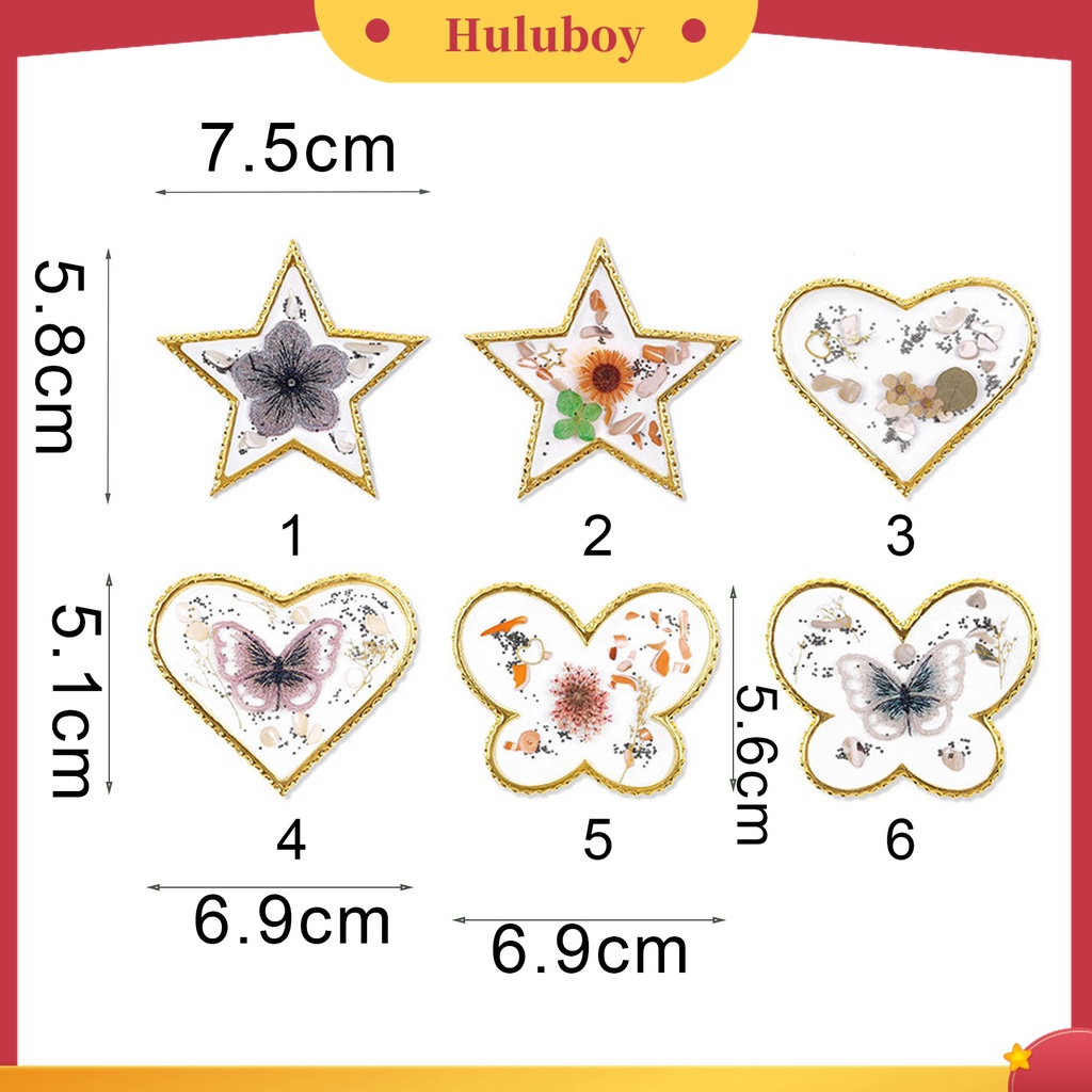 Huluboy Huluboy♡ Palet Cat Kuku Bahan Resin Warna Emas Untuk Nail Art