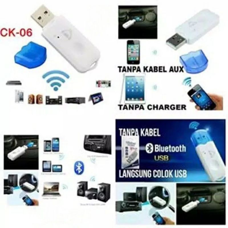 AUDIO BLUETOOTH RECEIVER CK 06 / CK-06 / CK06 USB SALON MURAH