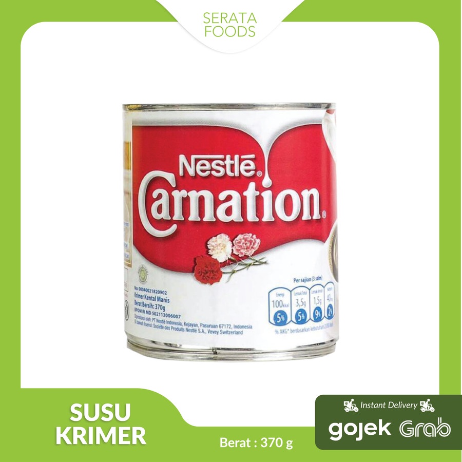 

Nestle Carnation Krimer Susu Kental Manis 365 gr