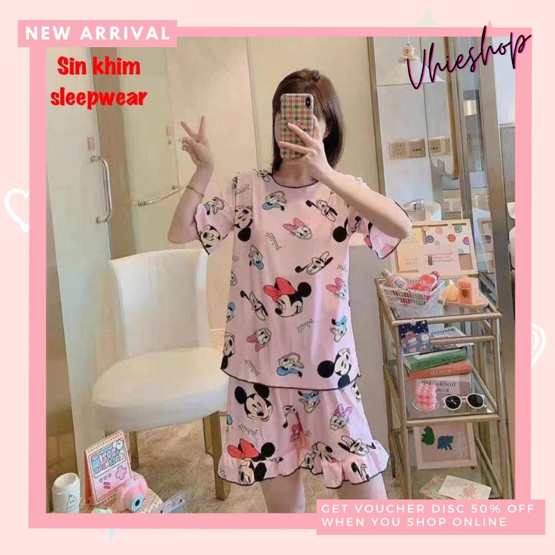 [ Vhieshop ] Stelan Hp Rumbai Piyama Babydoll Baju tidur import stelan hotpants import