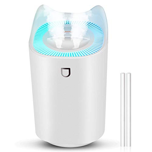 H2O Air Humidifier 3300ml Ultrasonic Aroma Diffuser Double Spray