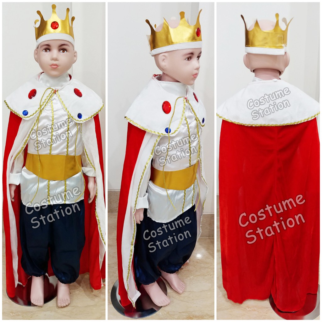 Kostum Raja / Costume White Emperor King anak laki