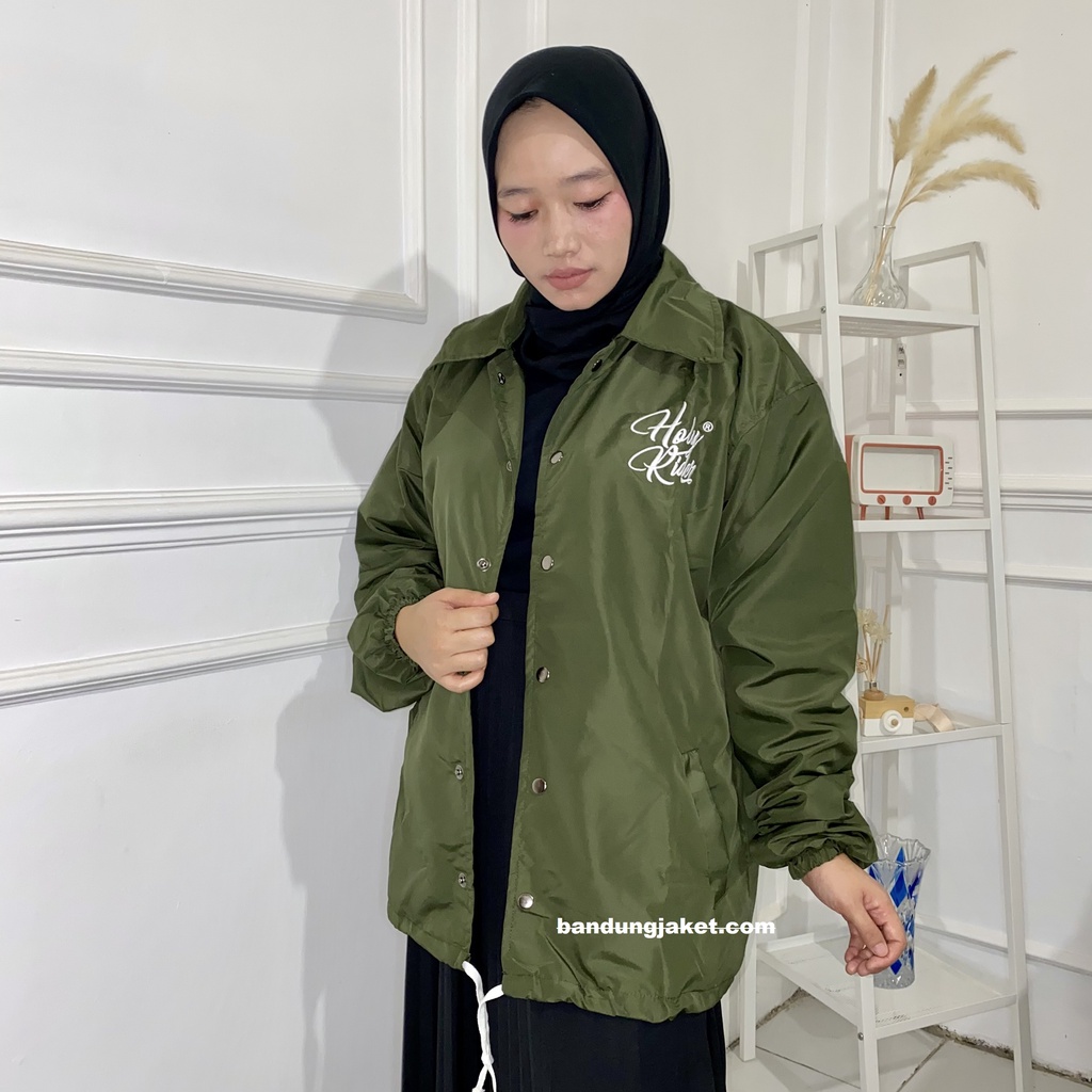 Coach Jacket holyrider  MMXXI BORDIR  ARMY II Jaket Coach model winbacker