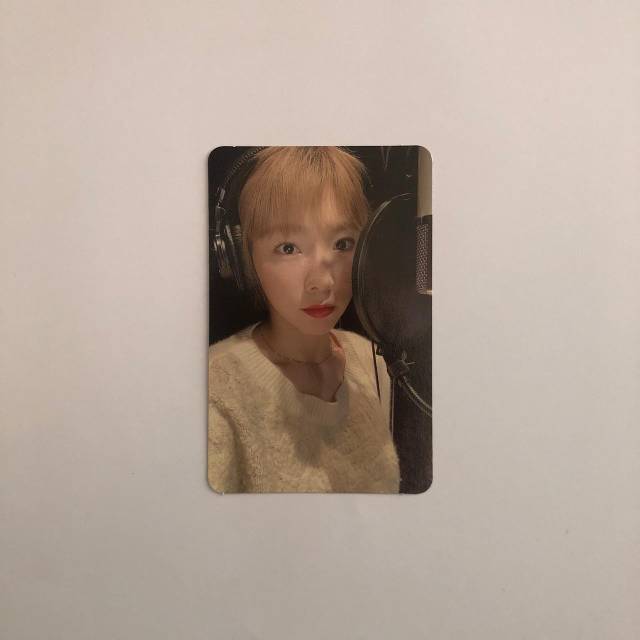 Taeyeon Purpose Repackage Photocard Beige version