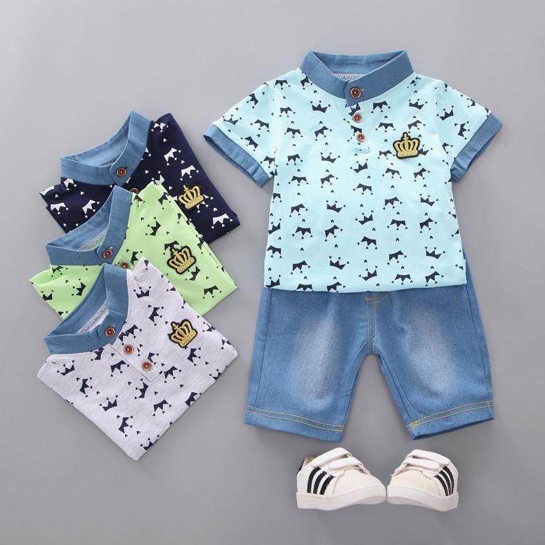 [Cod] Set Mahkota Momo - Stelan Bayi Laki Laki - Stelan Anak Laki Laki - Pakaian Anak